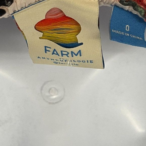 Farm Rio Eyelet Riviera Eyelet Maxi Dress Natural Motif Floral Anthropologie - Picture 14 of 16